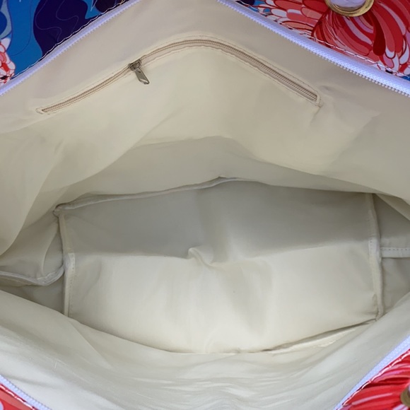 NWT The Paper Store Floral Beach Bag Tote - Picture 7 of 10